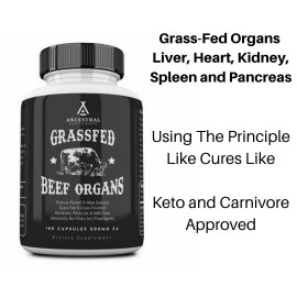 Ancestral Supplements Grass Fed Beef Organs