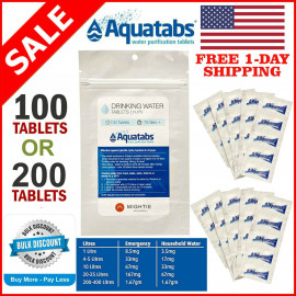 Aquatabs Water Purification Tablets
