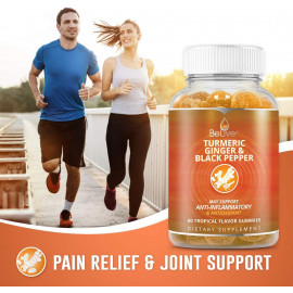 BeLive Turmeric Curcumin Gummies 