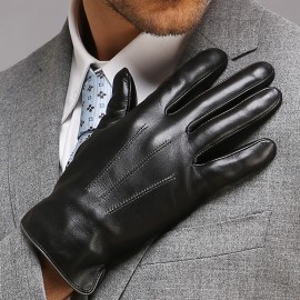 Dual Fuel Burst Power Battery Heated Genuine Leather Gloves 