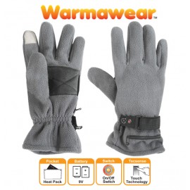 Dual Fuel Fleece Battery Heated Gloves by Warmawear™