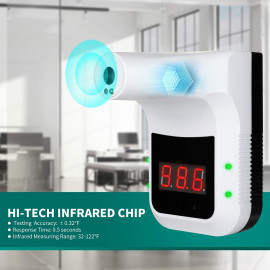 Gorilla Gadgets Wall Mount Thermometer with Bluetooth