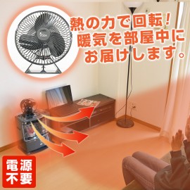 Hot air circulator Stove fan