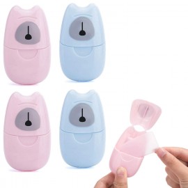 KISEER Mini Portable Travel Soap Paper Sheets