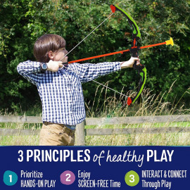 Liberty Imports Super Archery Bow and Arrow Toy Set