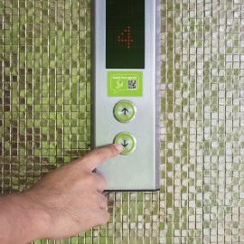 NeverGerms Antimicrobial Elevator Button Surface Covers