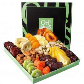 Oh Nuts Holiday Nut and Dried Fruit Gift Basket