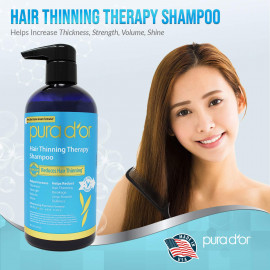 PURA D'OR Hair Thinning Therapy Biotin Shampoo