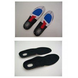 Shock absorbing sport insoles sets