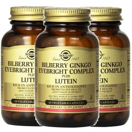 Solgar – Bilberry Ginkgo Eyebright Complex Plus Lutein