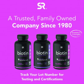 Sports Research Biotin with Organic Coconut Oil
