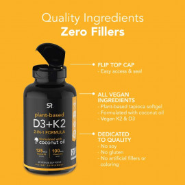 Sports Research Vitamin D3 + K2