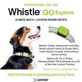 Whistle GO Explore - Ultimate Health + Location Tracker for Pets