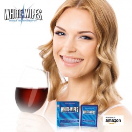 White Wipes - Teeth Whitening Wipes for Coffee & Red Wine