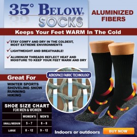 35 Below Socks