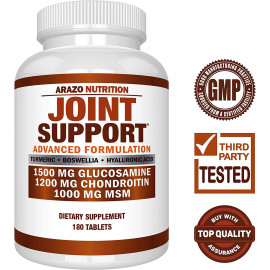 Arazo Nutrition Glucosamine Chondroitin Turmeric Msm Boswellia