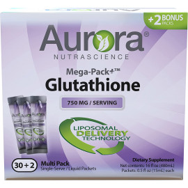 Aurora Nutrascience Mega-Pack+ Liposomal Glutathione