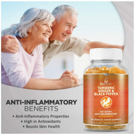 BeLive Turmeric Curcumin Gummies 