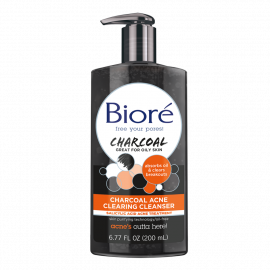 Biore Charcoal Acne Clearing Facial Cleanser