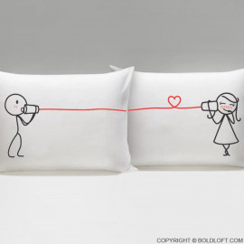 BoldLoft Couples Pillowcases