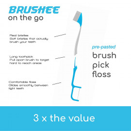 Brushee - On The Go Toothbrush