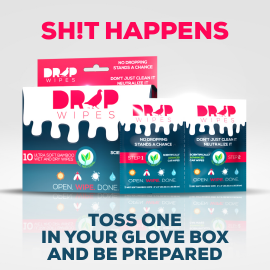 DROP WIPES - Bird Poop Remover