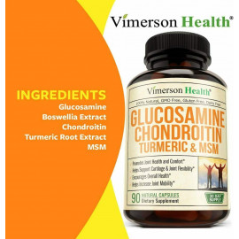 Glucosamine with Chondroitin Turmeric MSM Boswellia