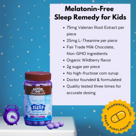 Good Day Chocolate Valerian Root for Kids Sleep Aid 