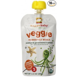 Happy Baby Organic Baby Food 2 Homestyle Meals
