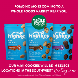 HighKey Snacks Keto Food Low Carb Snack Cookie