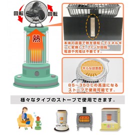 Hot air circulator Stove fan