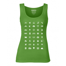 ICONSPEAK World Edition Womens Traveller Shirt