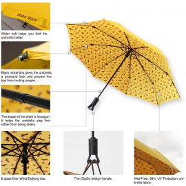 Make Shine ClipGo Travel Automatic Umbrella