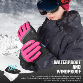 MCTi Waterproof Womens Ski Gloves 