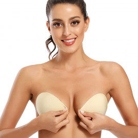 Niidor Adhesive Bra Strapless Sticky Invisible Push up Bra