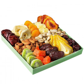 Oh Nuts Holiday Nut and Dried Fruit Gift Basket