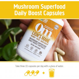 Om Mushroom Superfood Lion's Mane Organic Mushroom