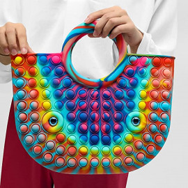 Push Pop Fidget Toys Handbag