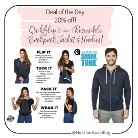 Quikflip Reversible Backpack Hoodie