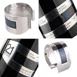 Stainless Steel Wine Bracelet Thermometer